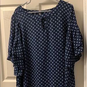 3/4 length blouse